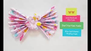 Tahan bentuk pita tersebut dengan jari. Cara Membuat Hiasan Dinding Diy How To Make A Wall Decoration Diy Paper Wall Hanging 5 Youtube