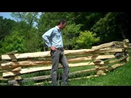 A cedar split rail fence can provide a rustic looking property barrier that looks attractive on country properties and larger city properties. Making Split Rail Fence From Ash By Van Wagner Youtube