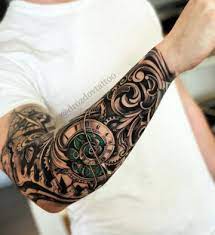 See more ideas about sleeve tattoos, tattoos, clock tattoo. Compass Best Tattoo Ideas For Men Women