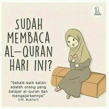 Saya belajar nada dengan otodidak. Gambar Kartun Anak Membaca Al Quran Top Gambar