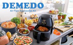 4.3 out of 5 stars. Amazon Com 8 Inch Air Fryer Accessories With Recipe Cookbook Compatiblefor 5 3 Qt 5 8 Qt And Larger Size Air Fryer And Pressure Cooker Gowise Usa Cosori Cozyna Home Kitchen