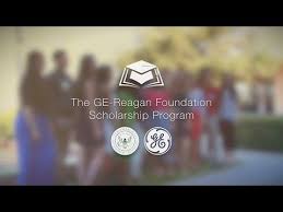 2015 Ge Reagan Foundation Scholarship Program Scholarships High School Scholarships School Scholarship