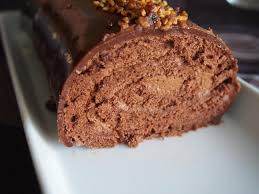 Buche Chocolat Caramel Beurre Sale Roule Au Chocolat Gateau Roule Chocolat Chocolat