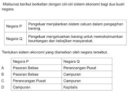 Mulai dari sistem ekonomi tradisional, sistem ekonomi pasar, dan sistem ekonomi campuran. Sistem Ekonomi Other Quizizz