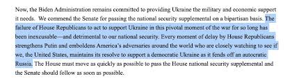 Alan Rappeport on X: "Yellen, after meeting with Ukrainian Prime Minister Denys  Shmyhal, hits House Republicans over "inexcusable" aid delays that she says  have emboldened US adversaries and strengthened Putin.  https://t.co/n185o0B5XT" /