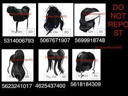 Roblox Black Hair Codes Hair Codes Black Hair Codes Black Hair Roblox