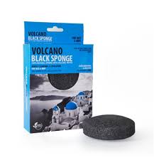 olive spa volcano black sponge maxi 9 5cm