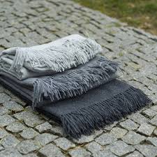 63 lang x 51 breit und 23 unzen. Grau Baby Alpaka Decke Bella Decken Und Plaids Woolme