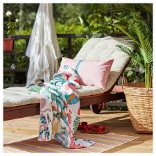 Applaro Chaise Lounger Brown Stained Brown Ikea In 2020 Chaise Lounger Sun Lounger Cushions Sun Lounger