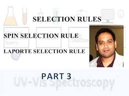 It states that electronic transitions that conserve parity are forbidden. Part 3 Selection Rule Youtube