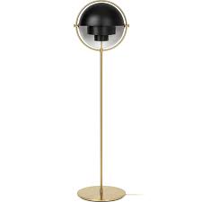 Burobeleuchtung Stehleuchten Stehlampe Mit 3 Schirmen Stehlampe Fluter Messing Stehleuchten Stehleuchte Gebogen Burobeleuchtung Leuchten Stehlampe