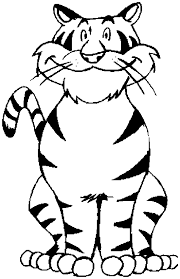 Zoo Animal Coloring Pages Tiger Coloring4free Coloring4free Com