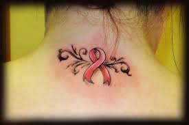 Breast cancer ribbon with thorns of a rose. 33 Cute Breast Cancer Tattoo Designs Images And Pictures Ideas For Girls And Women