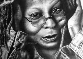 Whoopi Goldberg Celebrity Art Whoopi Goldberg Funny Caricatures