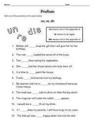 4 Prefixes Worksheets Un Re Dis By Kelly Connors Tpt Prefix Worksheet Prefixes Teaching Prefixes
