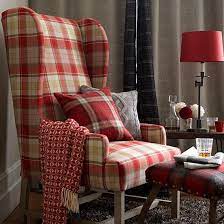 Country Living Room With Tartan Armchair Decorating Ideal Home Country Living Room Arm Chairs Living Room Living Room Pictures