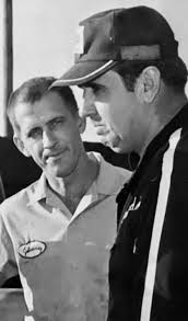 Jack Penwell #19, Johnnie Parsons #1 Oklahoma State Fairgrounds 1949 [Sams]