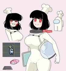 I Humanized My Among Us Avatar Don T Mind The Anatomy I Like Drawing Thicc Lmao Amongus