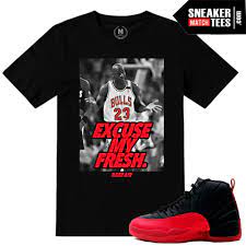 Shirt Match Flu Game 12s Jordan Release Dates Sneaker Match Tees