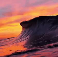 Download & share with your friends. Aesthetic Wave Over Sunset Golden Hour Nature Sunset Gif Sunset Aesthetic Gif Waves Aesthetic Gif