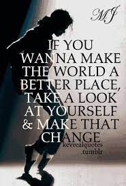 And i think they can make it a better place) Pin On Michael Jackson