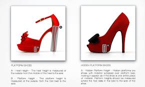 Unfortunately, most people do not have access to a professional shoe fitter, so here are some tips on how to measure your feet at home with the best. How Do You Measure Heel And Platform Heights Here Is Our Pictorial Guide For Your Reference Www Christyng Com Platform Shoes Heels Platform