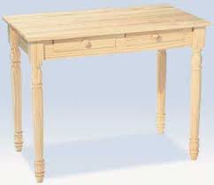 205 Unfinished Pine Chaparral Melina Desk Unfinished Furniture Of New Jersey New York And Pennsylvania Offerin Rustic Desk Unfinished Furniture Frame Desk
