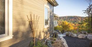 Manufacturing canexel siding entails a combination of pressure and joining wax, resin and wood fibers into one. Siding Bois Des Filions Laval Rive Nord Renovation Exterieure Gn