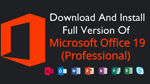How To Download And Install Microsoft Office 2019 Professional Plus 32 64 Bit Pc Mac Youtube