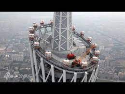Skywalk Of Canton Tower Guangzhou China Posted By Spx3455 On Youtube The Skywalk Is The Longest Spiral Staircase Design I Canton Tower Tower Window Cleaner