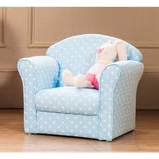 Childrens Blue Dotty Armchair Kids Armchair Kids Sofa Toddler Armchair