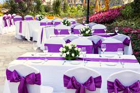 Weddings Are Important Because They Celebrate Life And Possibility Purple Wedding Reception Decorations Purple Wedding Decorations Cheap Wedding Decorations