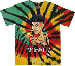 Nle Choppa Rasta Tie Dye Top Shotta Merch T Shirt Incorporated Style Welcome to nle choppa's mailing list. nle choppa rasta tie dye top shotta