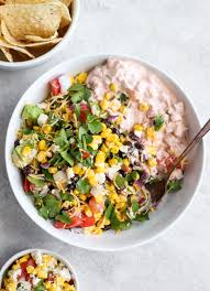 Black Bean Corn Avocado Salsa Large White Bowl Filled With Black Beans Corn Tomatoes Avocado Salsa Avocado And More With Images Mexican Dip Recipes Recipes Asian Recipes