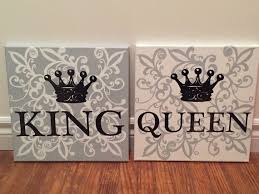 Crown décor is a house of decorative products and we provide interior decoration solutions,serving you since last 25 years. King Queen Wall Art Customization Available Queen Bedroom Bedroom Wall Art Painting Crown Decor