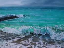 Entstanden sind diese in meinem atelier, viele schöne stimmungen fließen bei diesen bildern mit ein. Das Meer Und Die Wellen Realistische Olmalerei Youtube