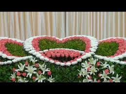 徳善妙法花艺桃心施工视频 youtube large flower arrangements funeral flower arrangements church flower arrangements