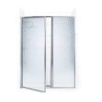 Aqua Uno 5in. x in. Frameless Hinged Tub Door in