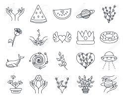 Check spelling or type a new query. Hands And Minimalist Tattoo Icon Set Over White Background Line Royalty Free Cliparts Vectors And Stock Illustration Image 143247796