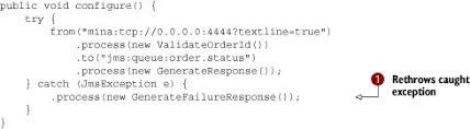 But i need to form my own custom fault message based on the fault message received. Chapter 5 Error Handling Camel In Action