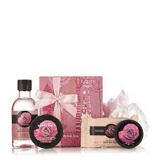 Body shop christmas gift set mango shower gel and mango whipped lotion new | ebay. The Body Shop British Rose Essential Selection Gift Set Amazon De Beauty