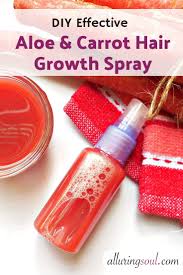 There are many people who claim that carrot oil for the hair. Diy Amazing Aloe Vera And Carrot Hair Growth Spray Alluring Soul