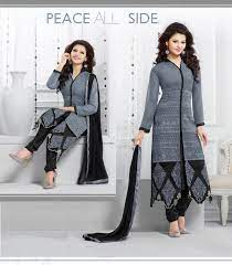 In this video you can see beautiful grey colour combination dresses.you can take ideas of stitching by these dresses. Black And Grey Combination Dress
