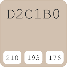 The lrv stands for light reflectance value and measures the percentage of light that a color reflects. Benjamin Moore Chocolate Mousse 1025 D2c1b0 Hex Color Code Rgb And Paints