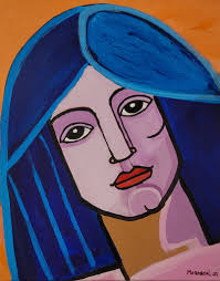 Muse 1" by Sergio Mariscal, Acrylic