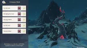 What Is Crimson Wish Genshin Impact And How To Unlock It