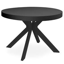 Sur odesign.ma vous trouverez des modèles de salle à manger, de table à manger ou de chaises pas cher et de très bonne qualité. Menzzo Table Ronde Extensible Myriade All Black Pas Cher Achat Vente Tables A Manger Rueducommerce