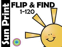 Flip Find Math Center 1 120 Sunshine Math Centers Deck Of Cards Math