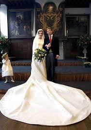 Holanda 2005 Floris Aimee Koninklijke Huwelijken Koninklijke Bruiloft Bruids Trouwjurken
