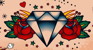She was a good sport! Diamond Tattoo Meaning Tattoos With Meaning